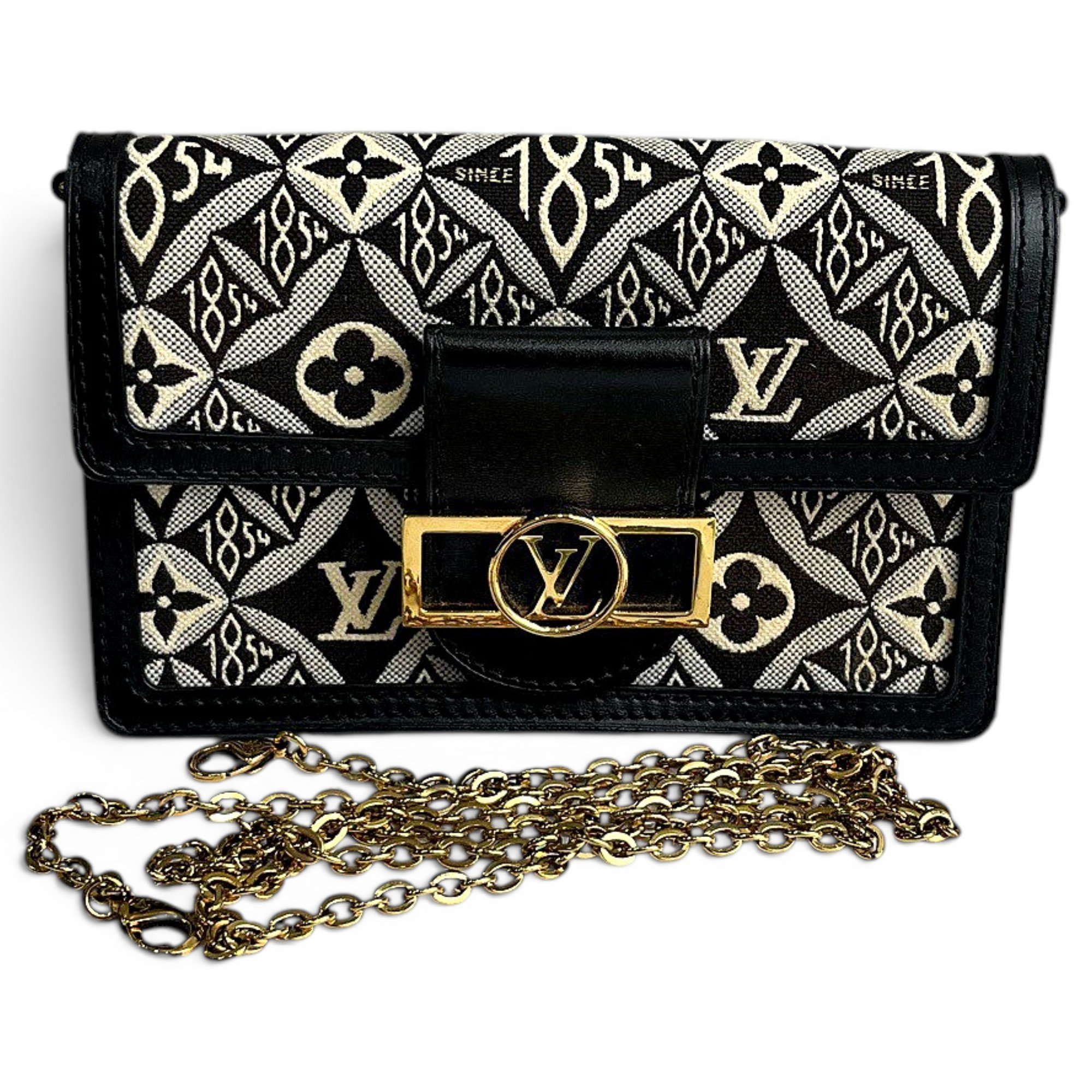 Dauphine leather handbag