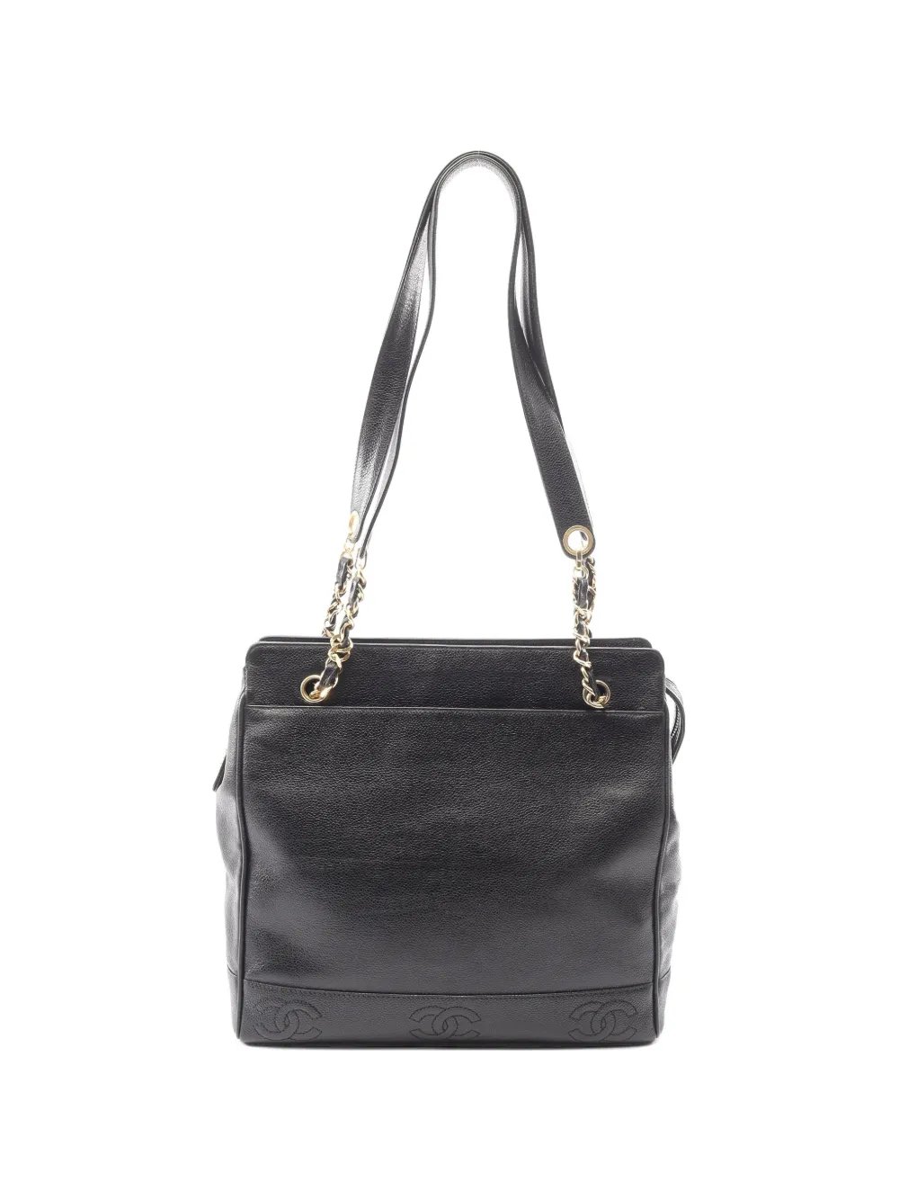 Triple CC Caviar shoulder bag