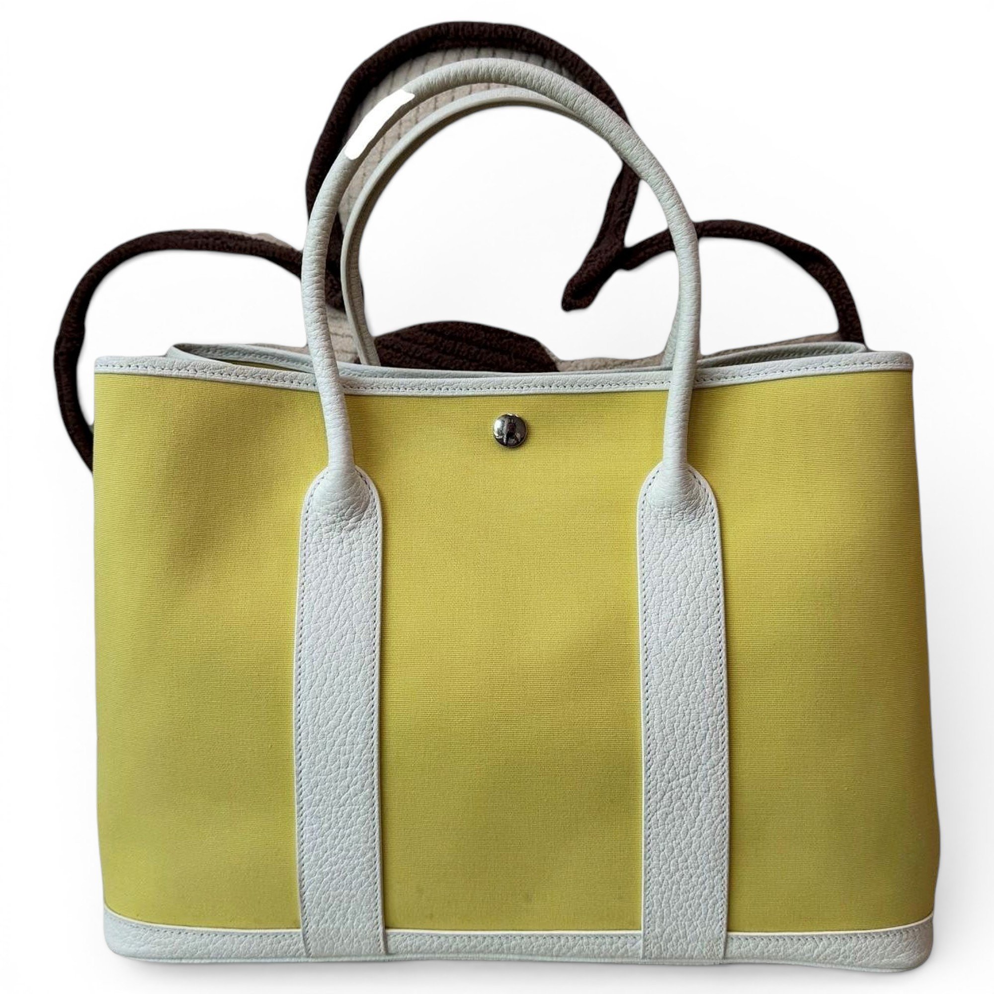 Garden Party leather handbag