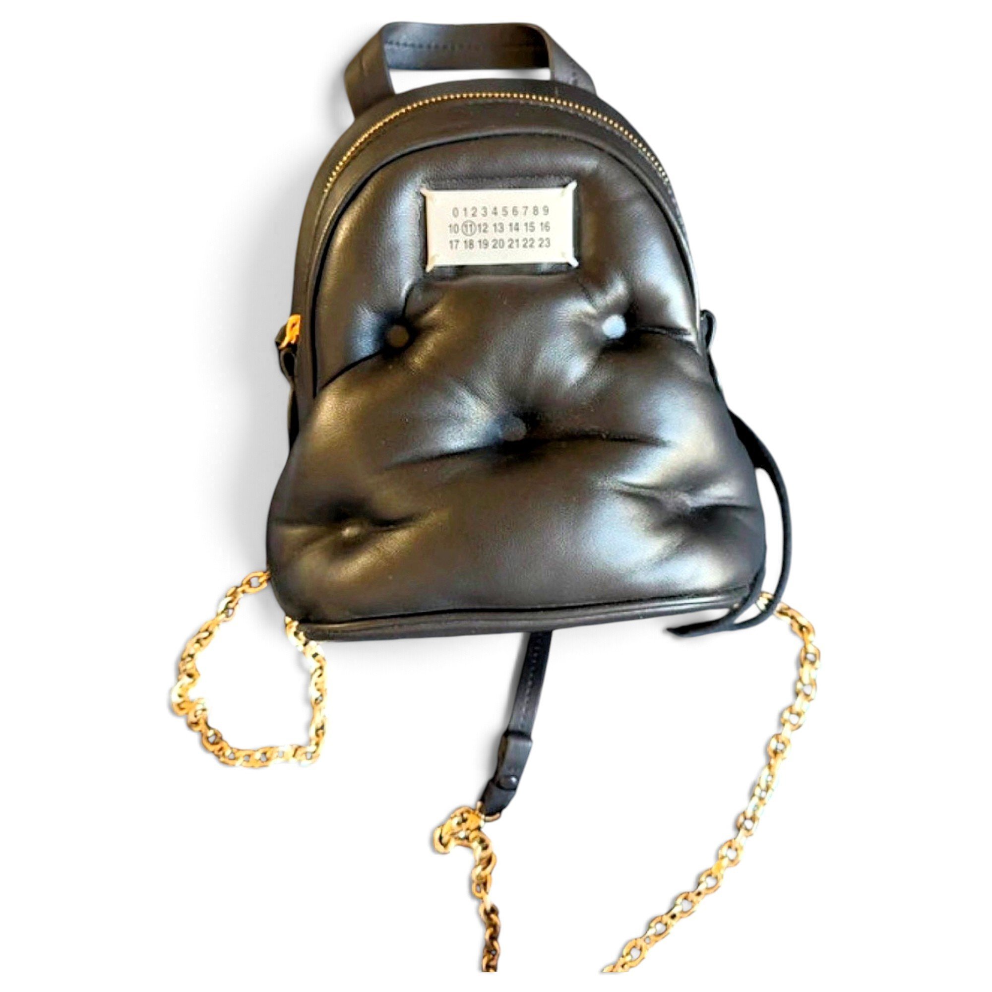 Leather backpack