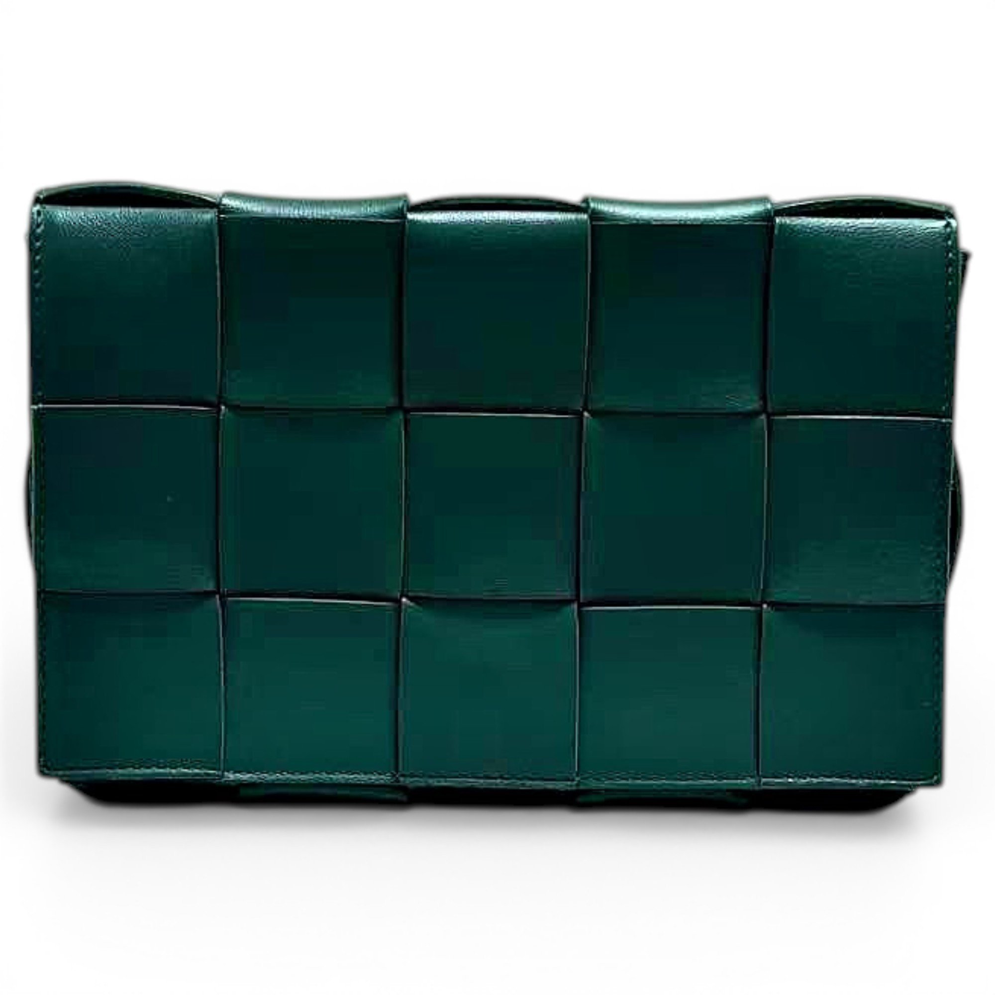 Cassette leather handbag