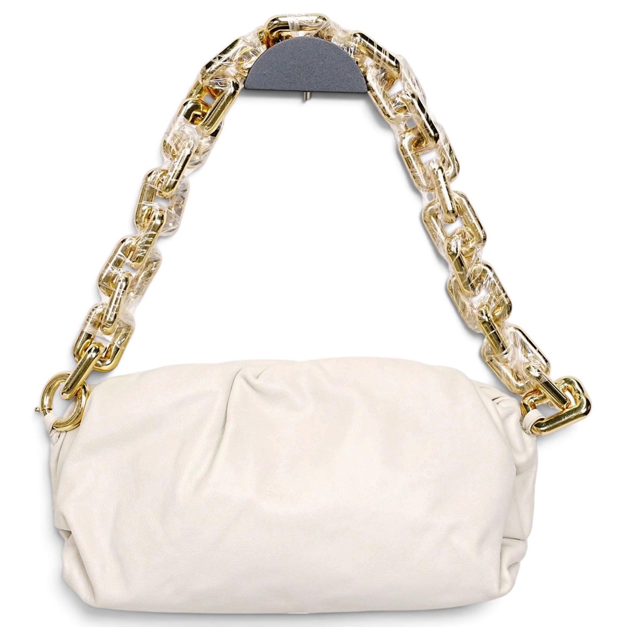 Chain Pouch leather handbag