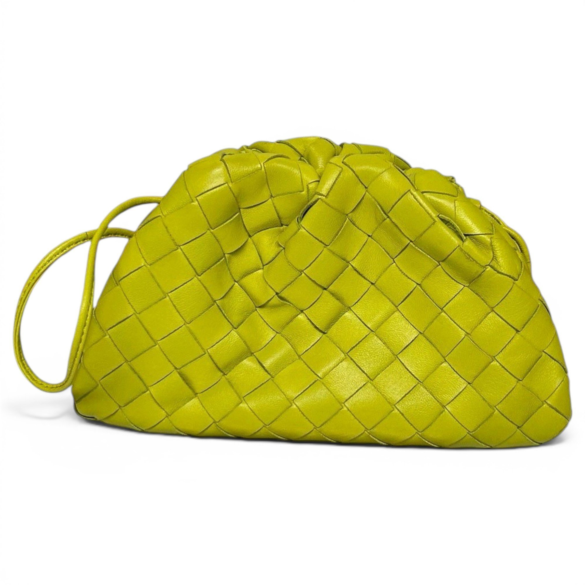 Pouch leather handbag