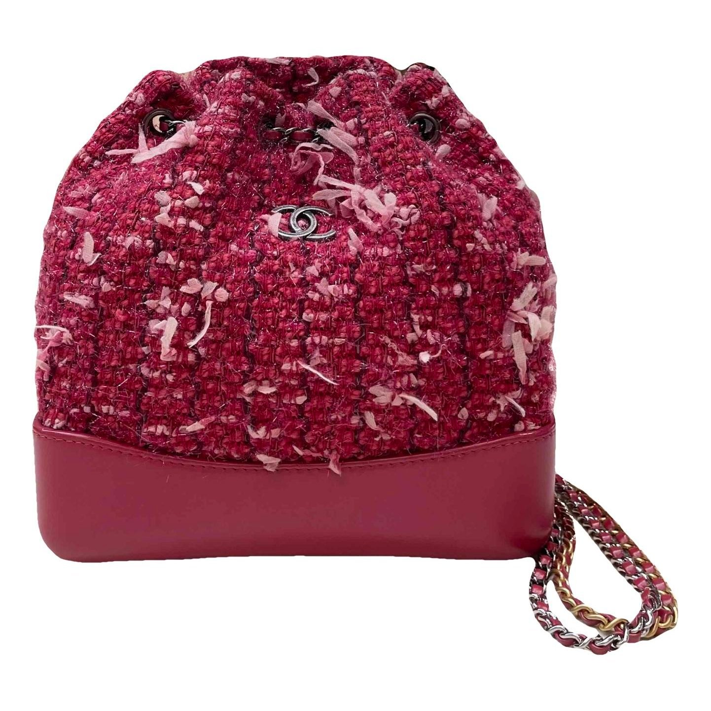 Gabrielle Bucket tweed crossbody bag