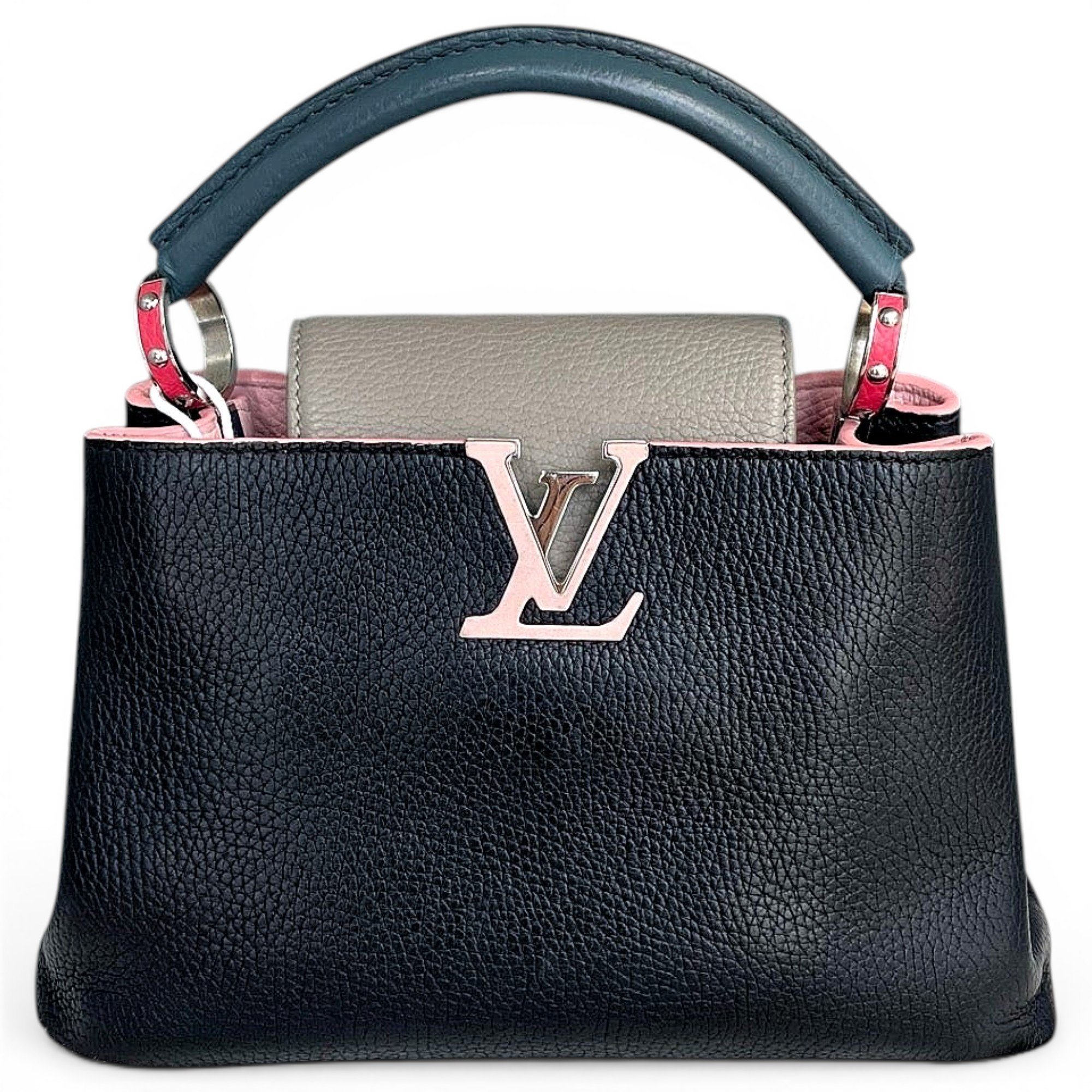 Capucines leather satchel