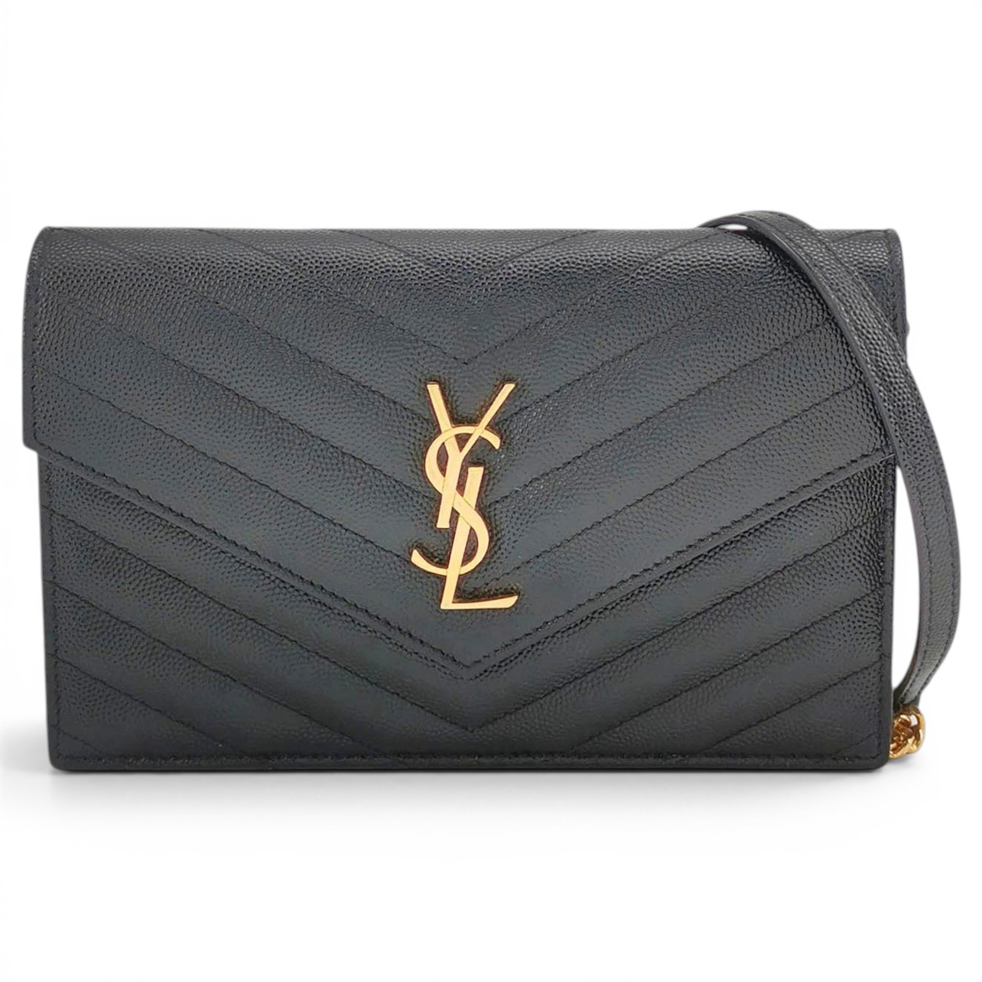 Envelope leather handbag