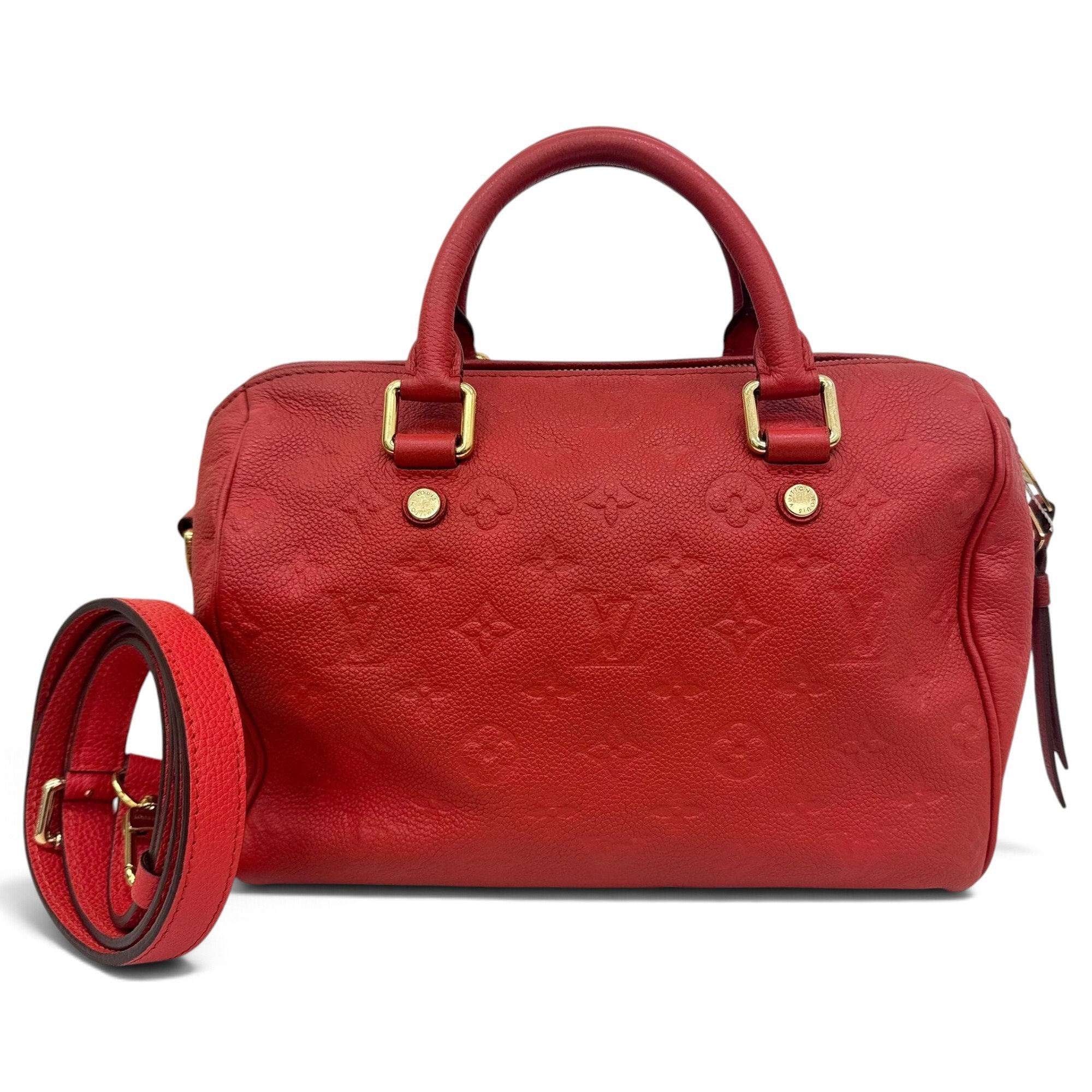 Speedy leather handbag