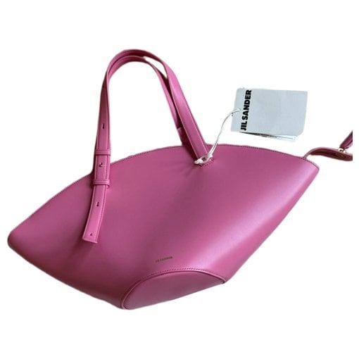Shopper leather handbag