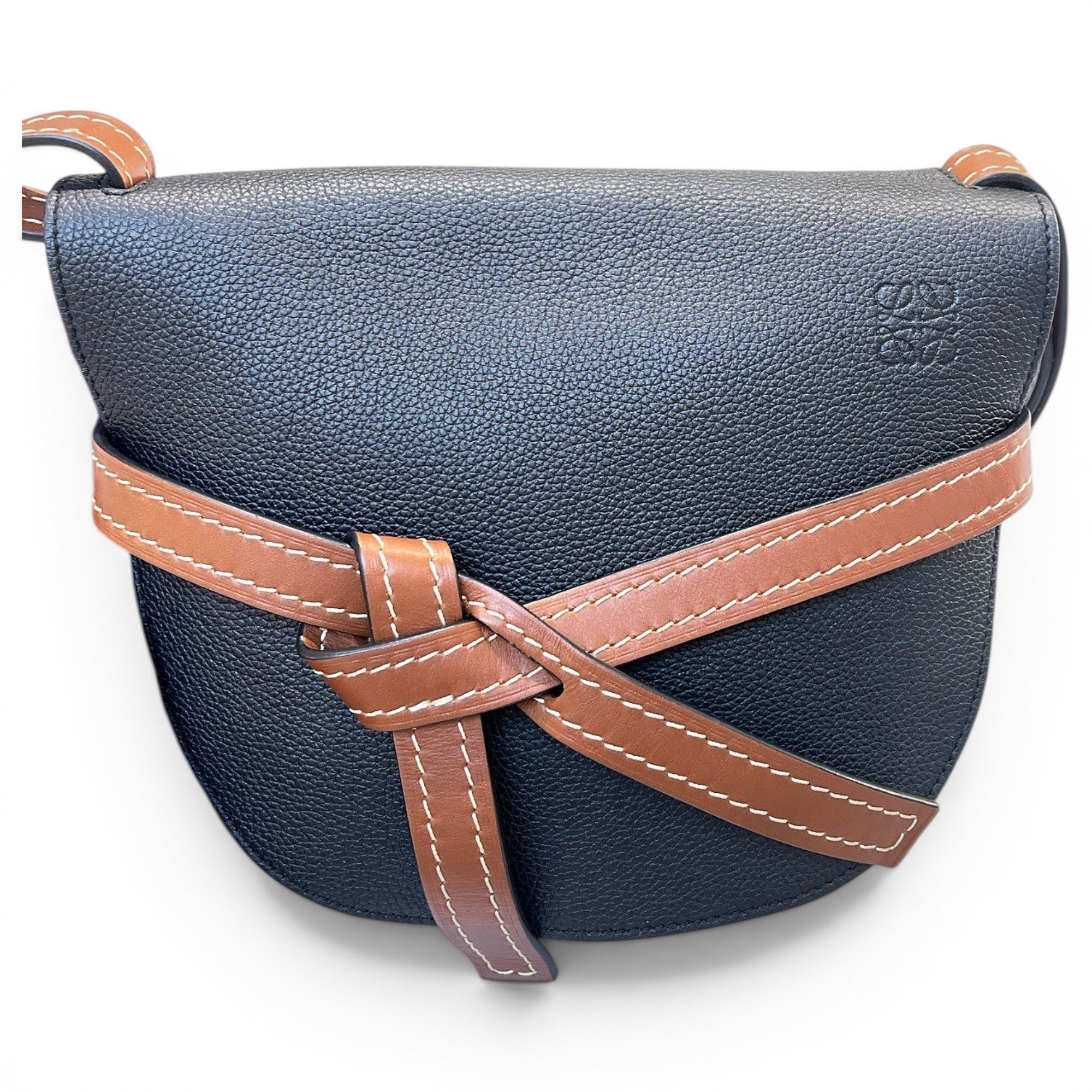 Gate leather crossbody bag