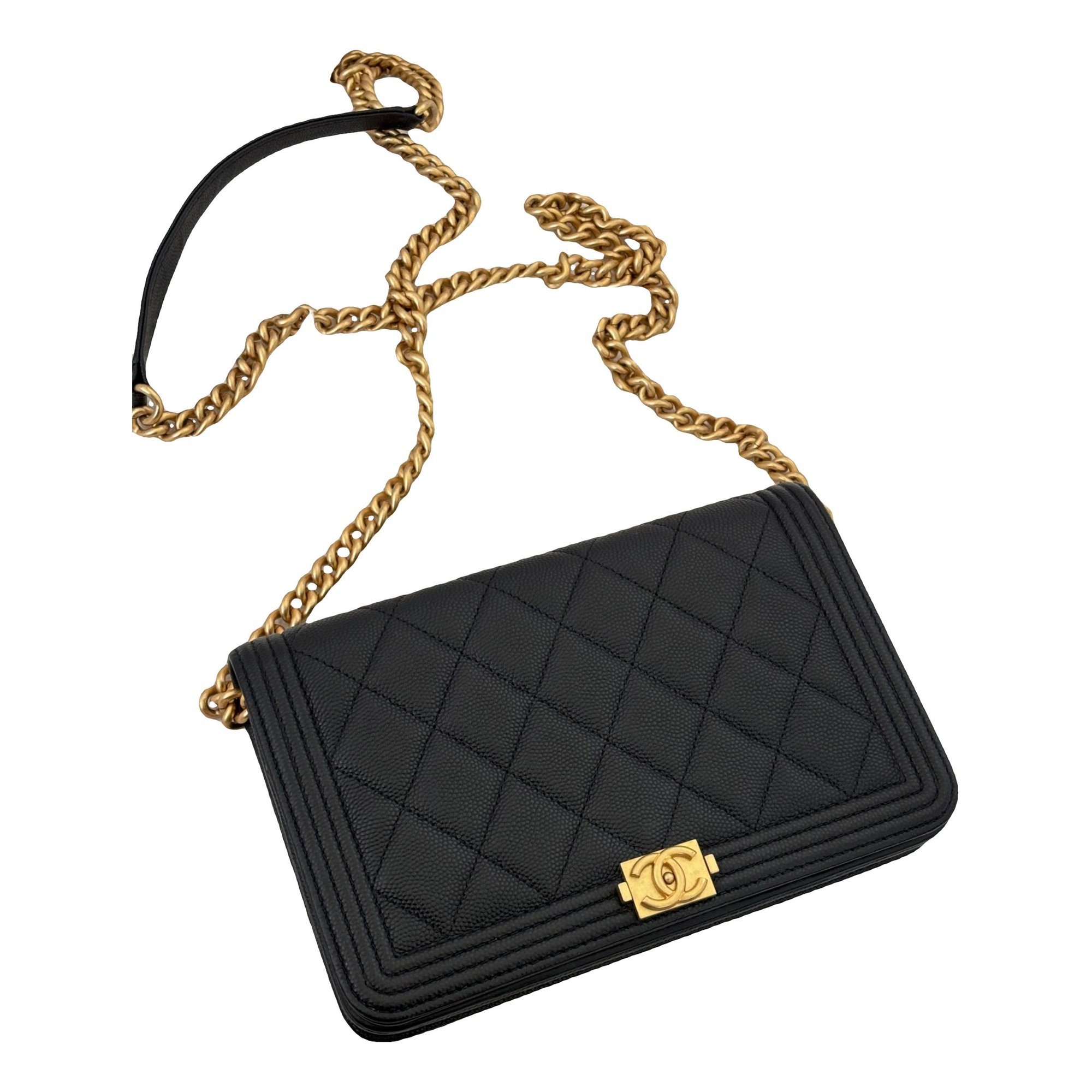 Boy leather crossbody bag