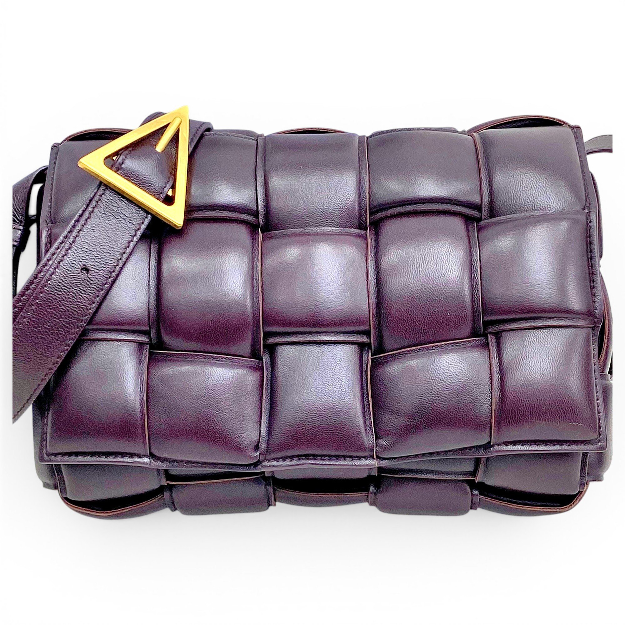 Cassette Padded leather handbag