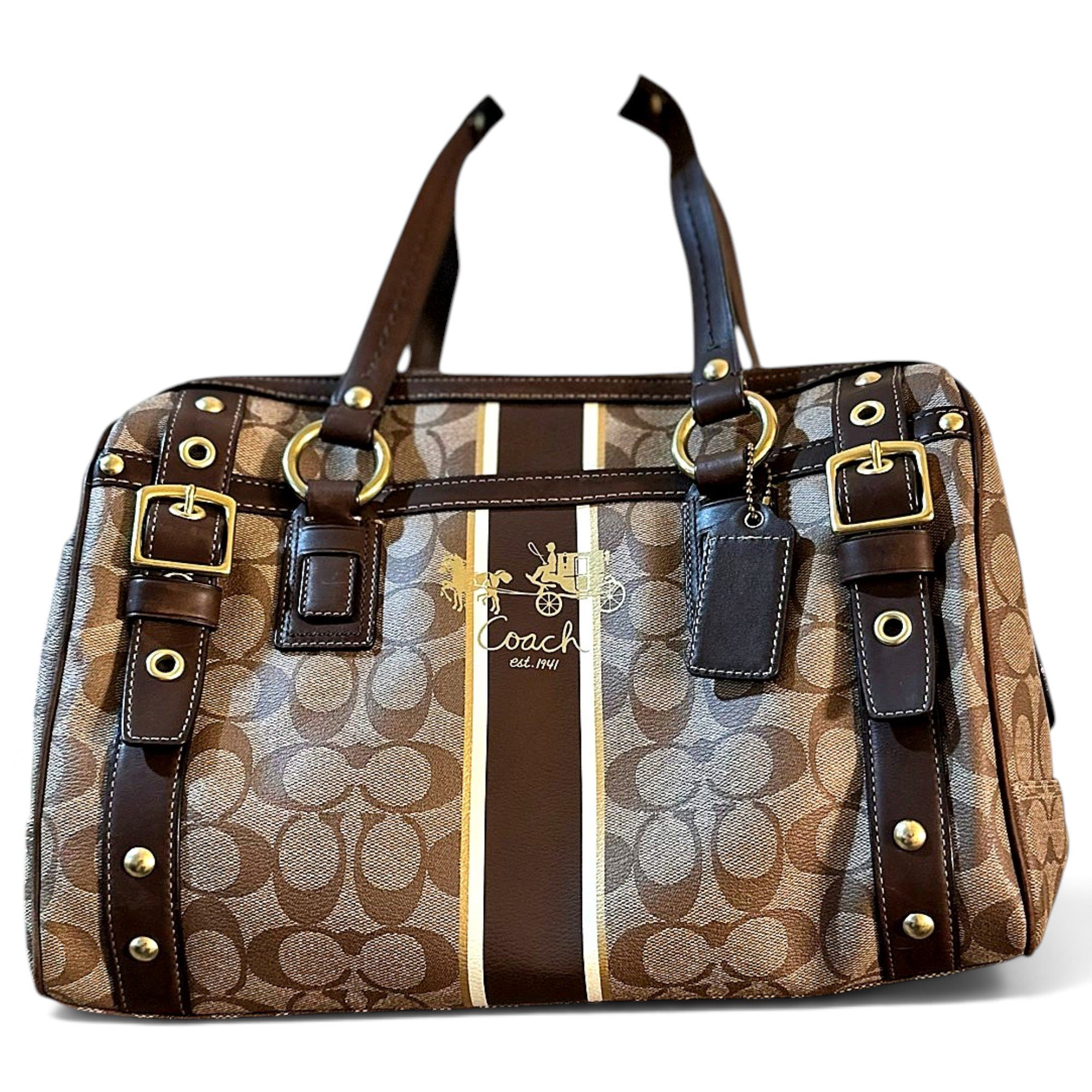 Leather handbag