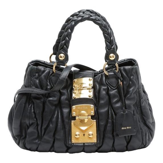 Leather handbag
