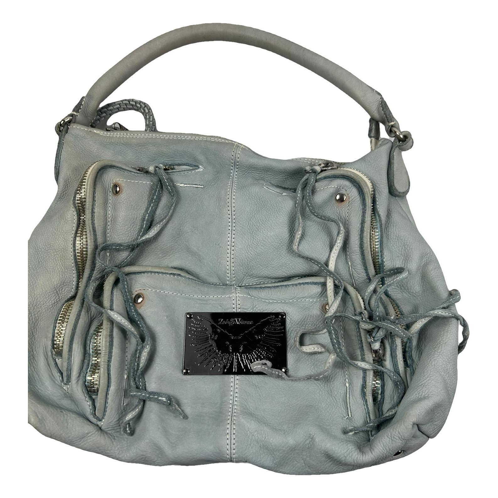 Leather handbag