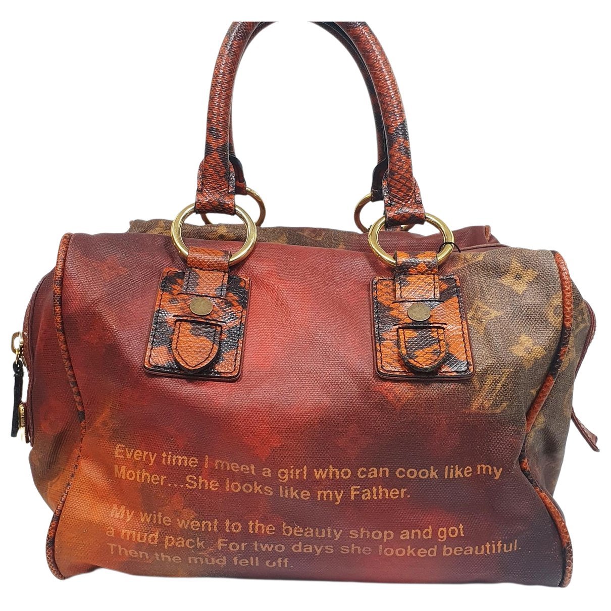 Leather tote