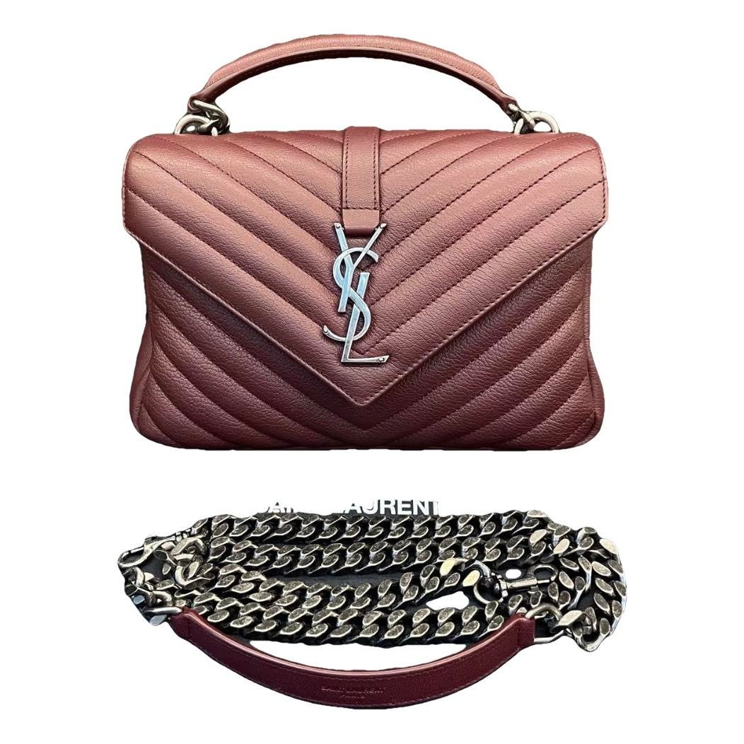 Collége monogramme leather handbag