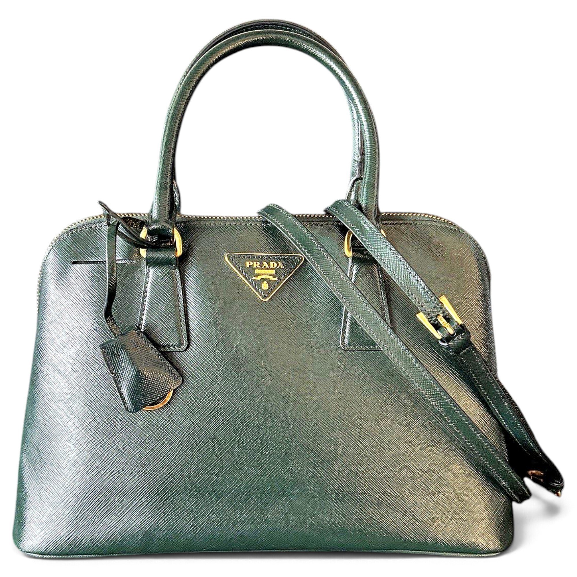 Prada Promenade leather handbag