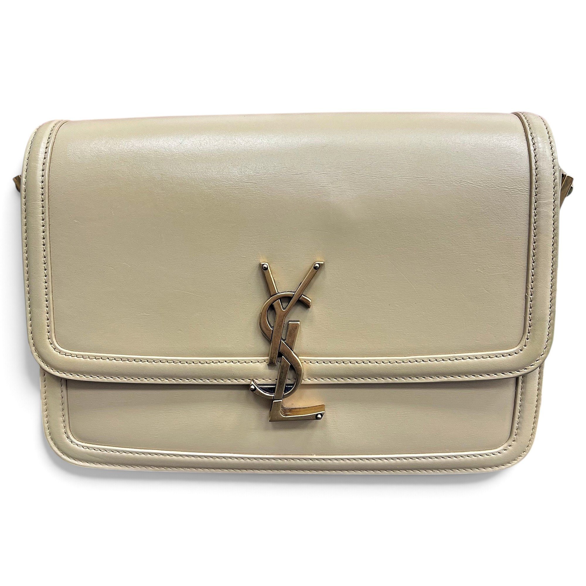 Solférino leather handbag