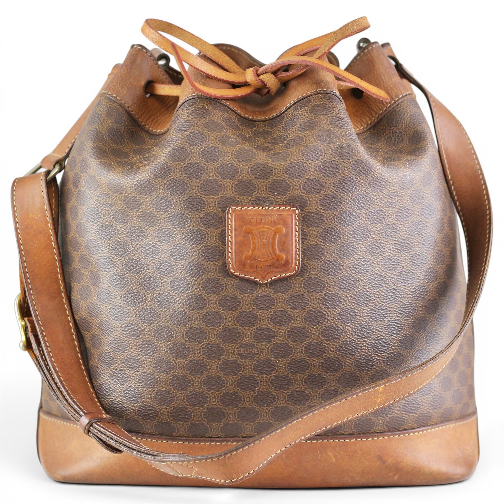SAC SEAU leather handbag