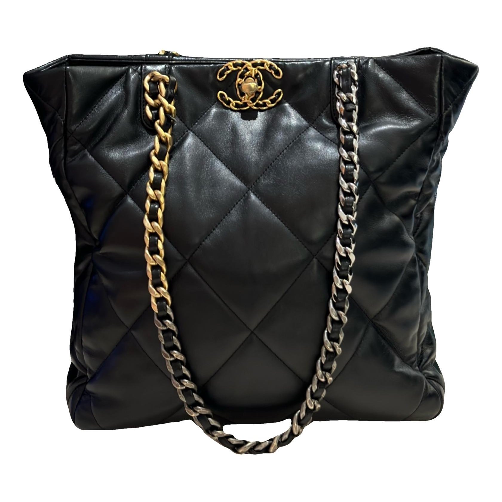 Petite Shopping Tote leather tote