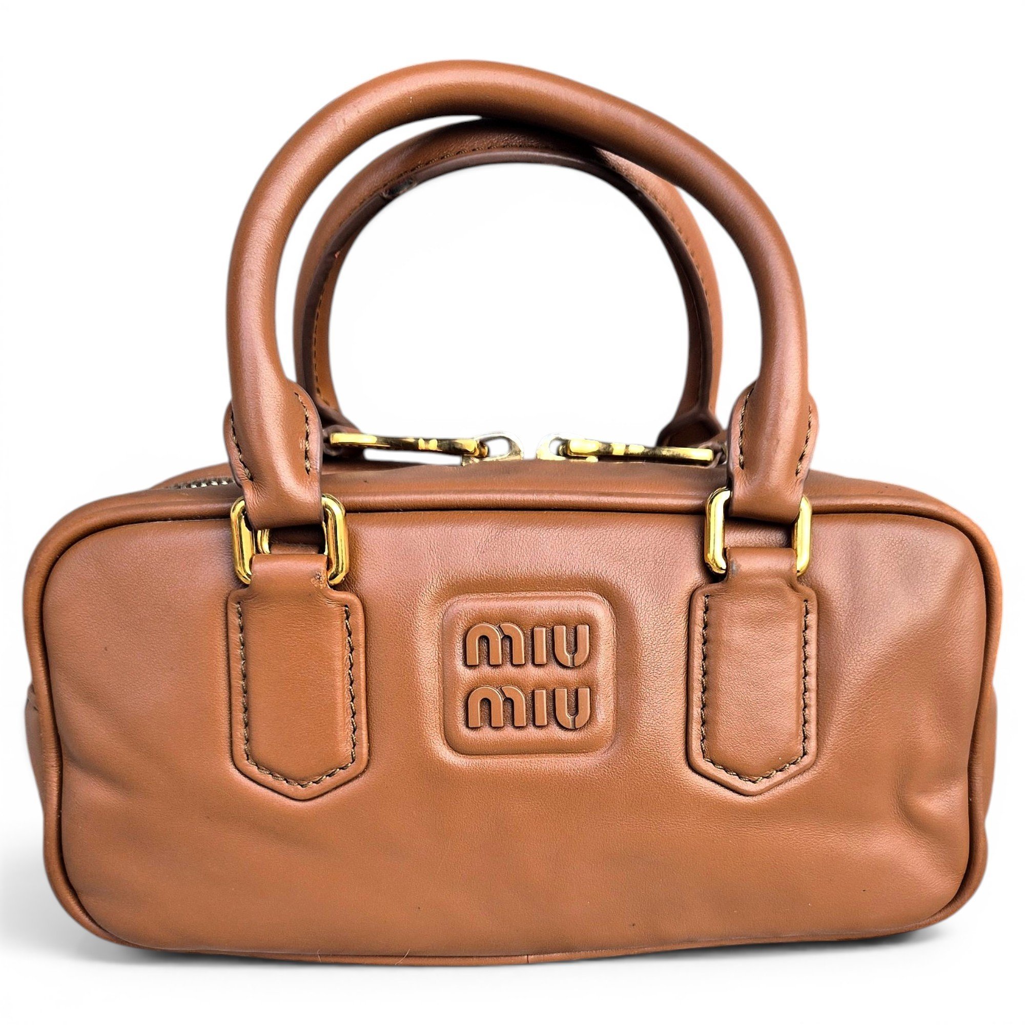 Arcadie leather handbag