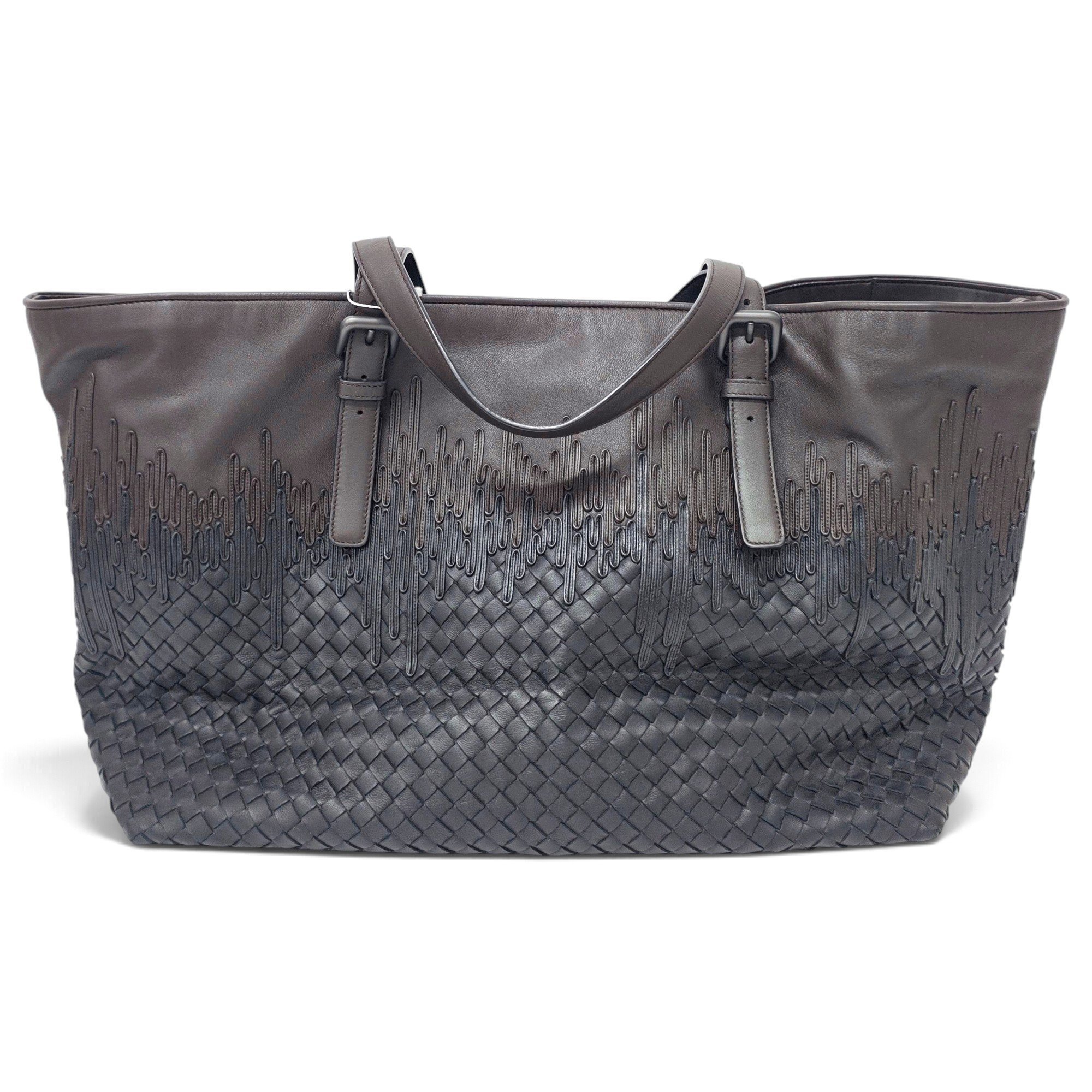 Leather tote