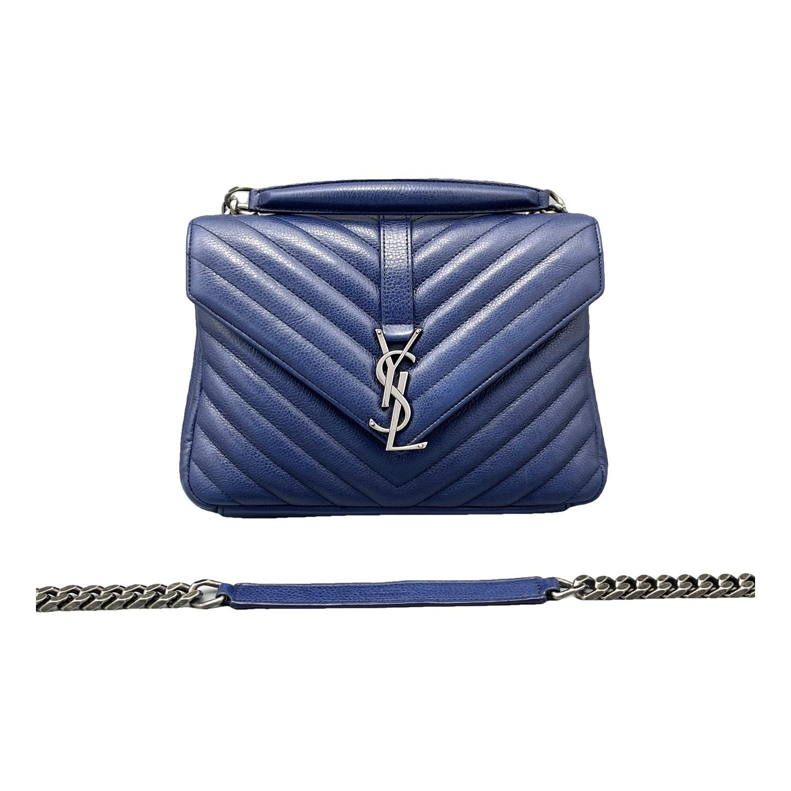 Collége monogramme leather handbag