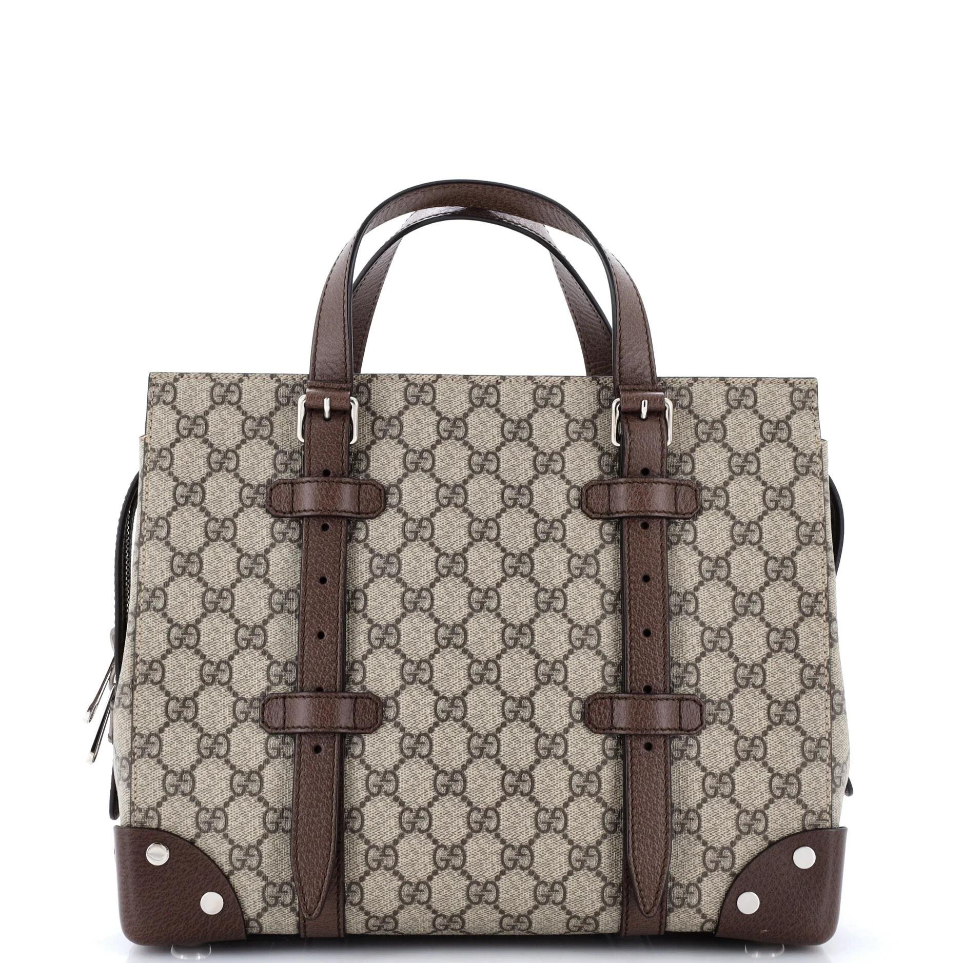 Leather tote