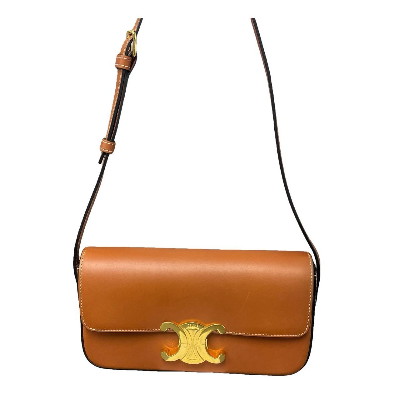 Triomphe Long leather handbag