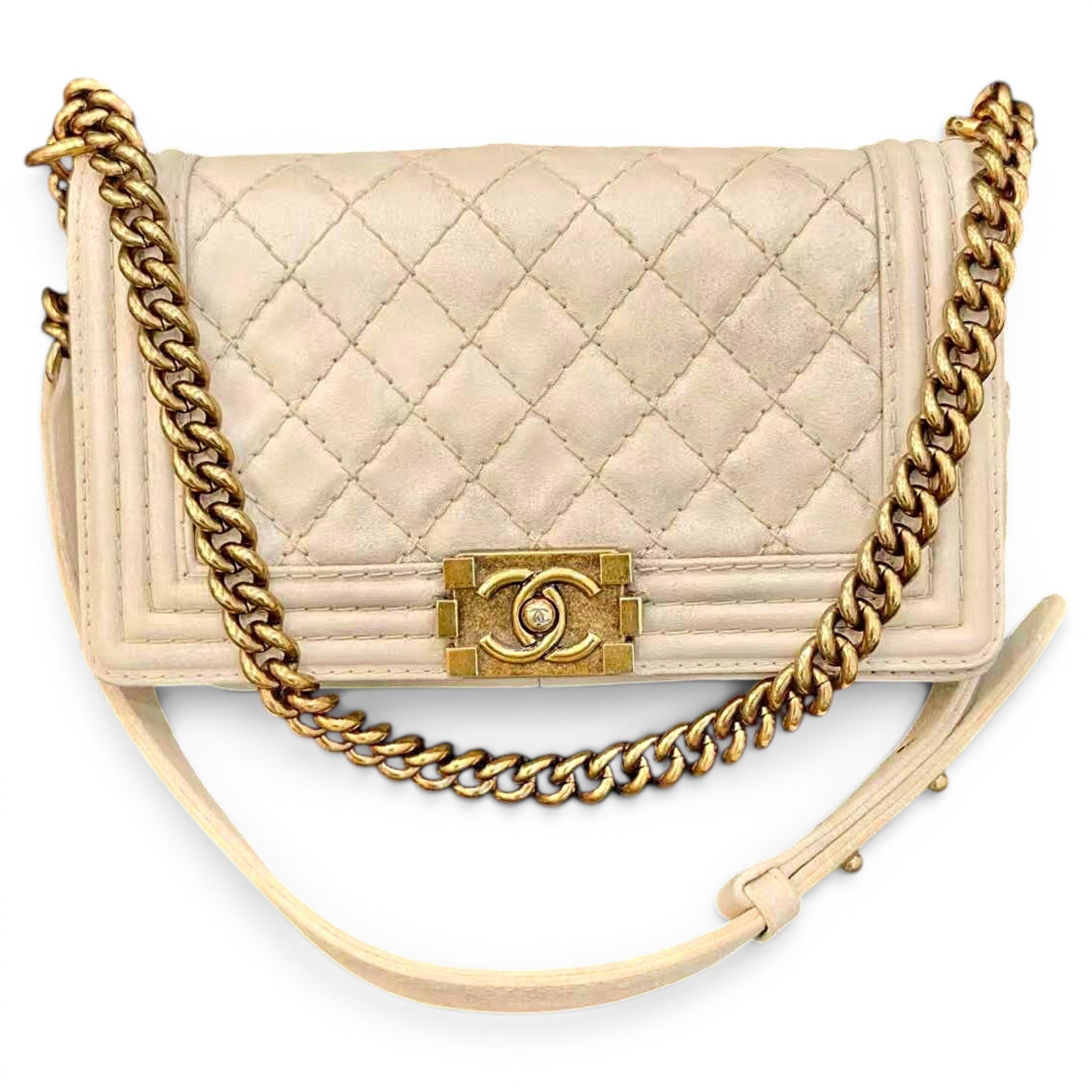 Boy leather crossbody bag
