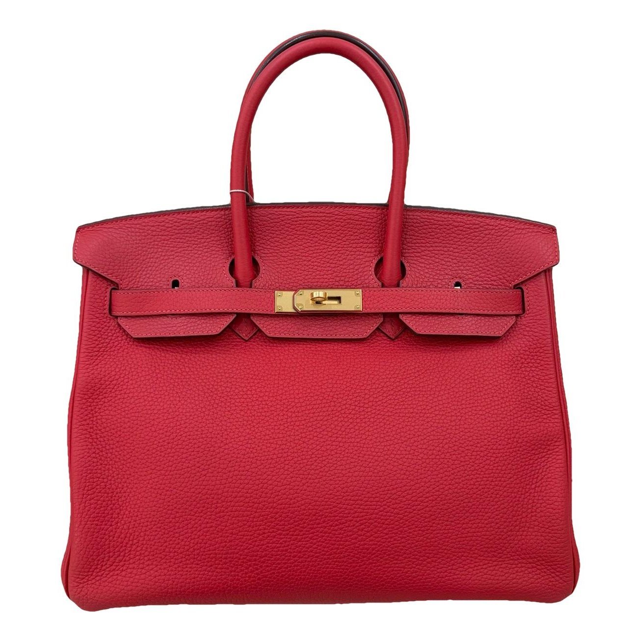 Hermes Birkin 35 Handbag Gold Togo Leather 2016