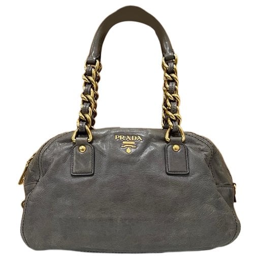 Prada Leather bowling bag