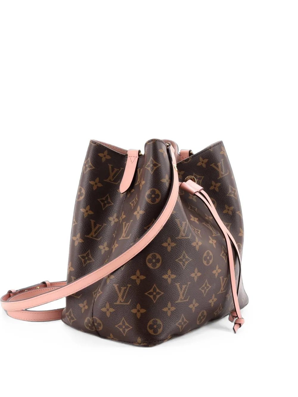 NeoNoe Handbag Monogram Canvas with Leather MM bucket bag