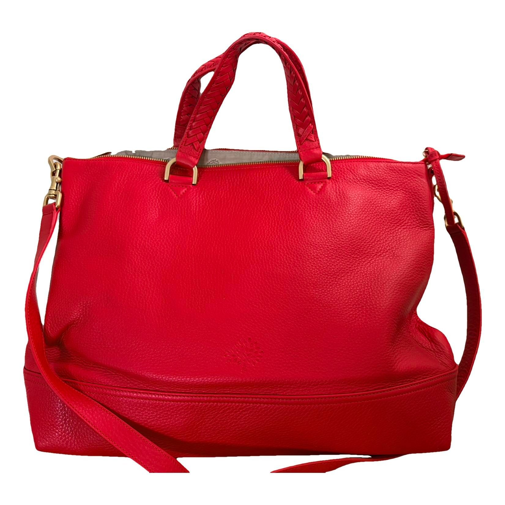 Leather tote