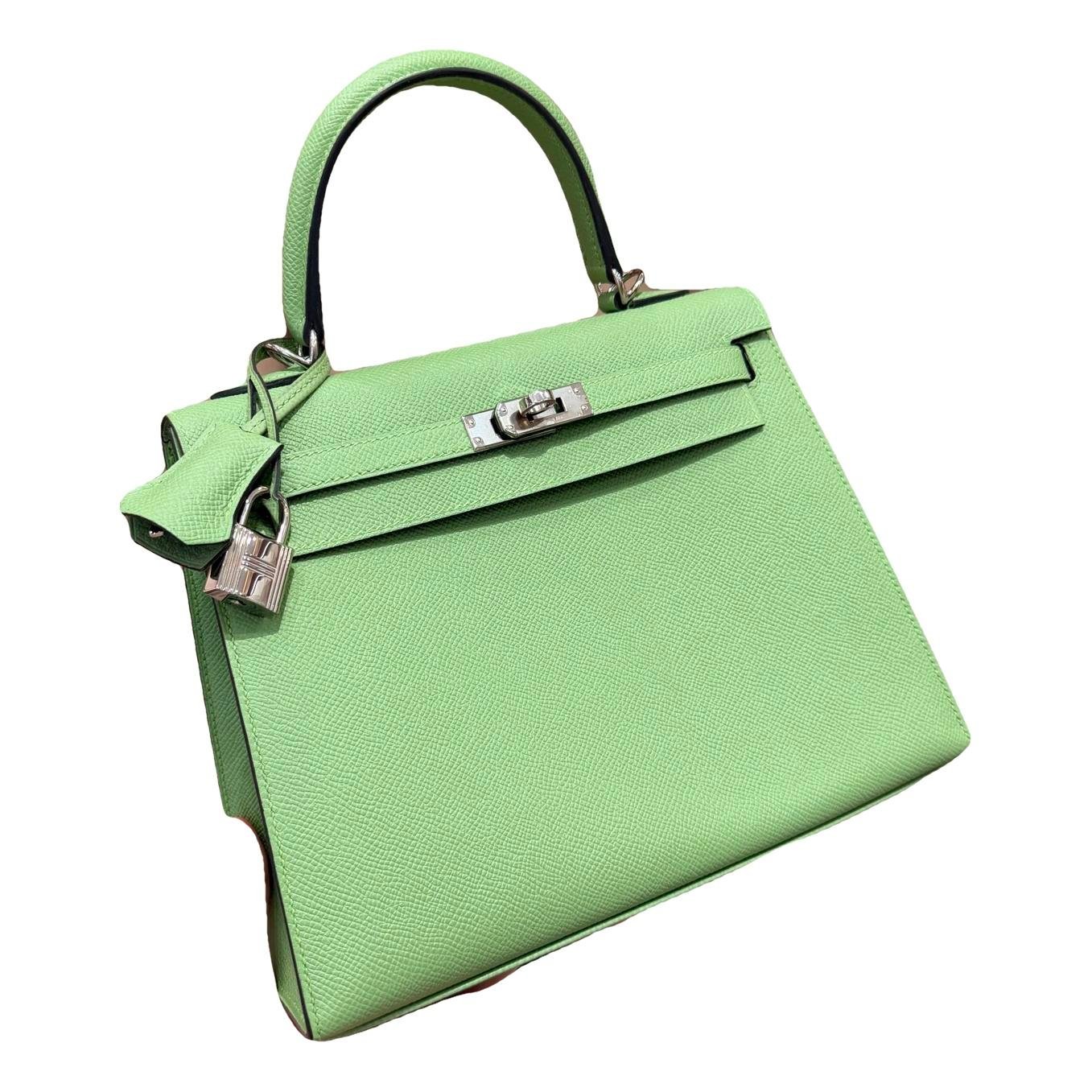 Kelly 25 leather handbag