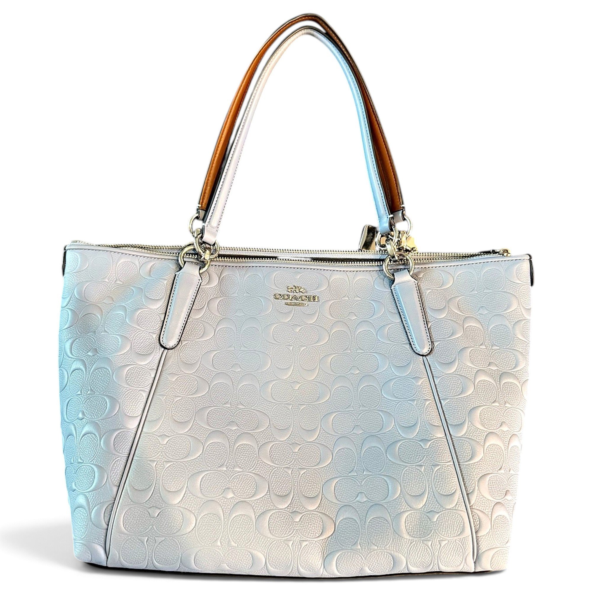 Leather tote