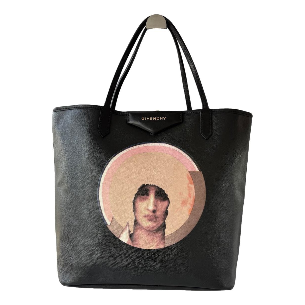 Leather tote