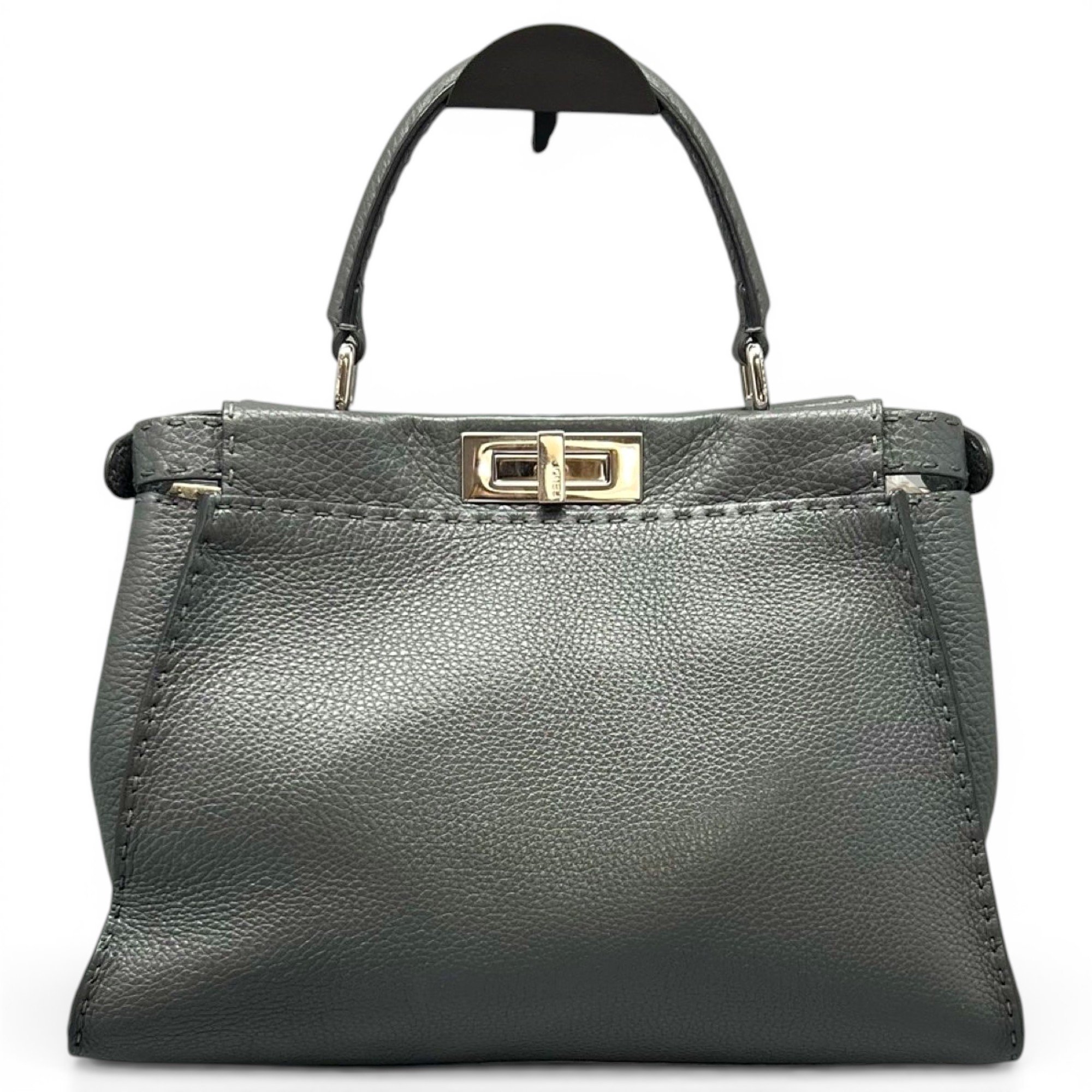 Peekaboo leather handbag