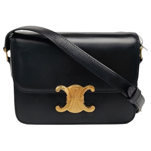 Triomphe leather handbag