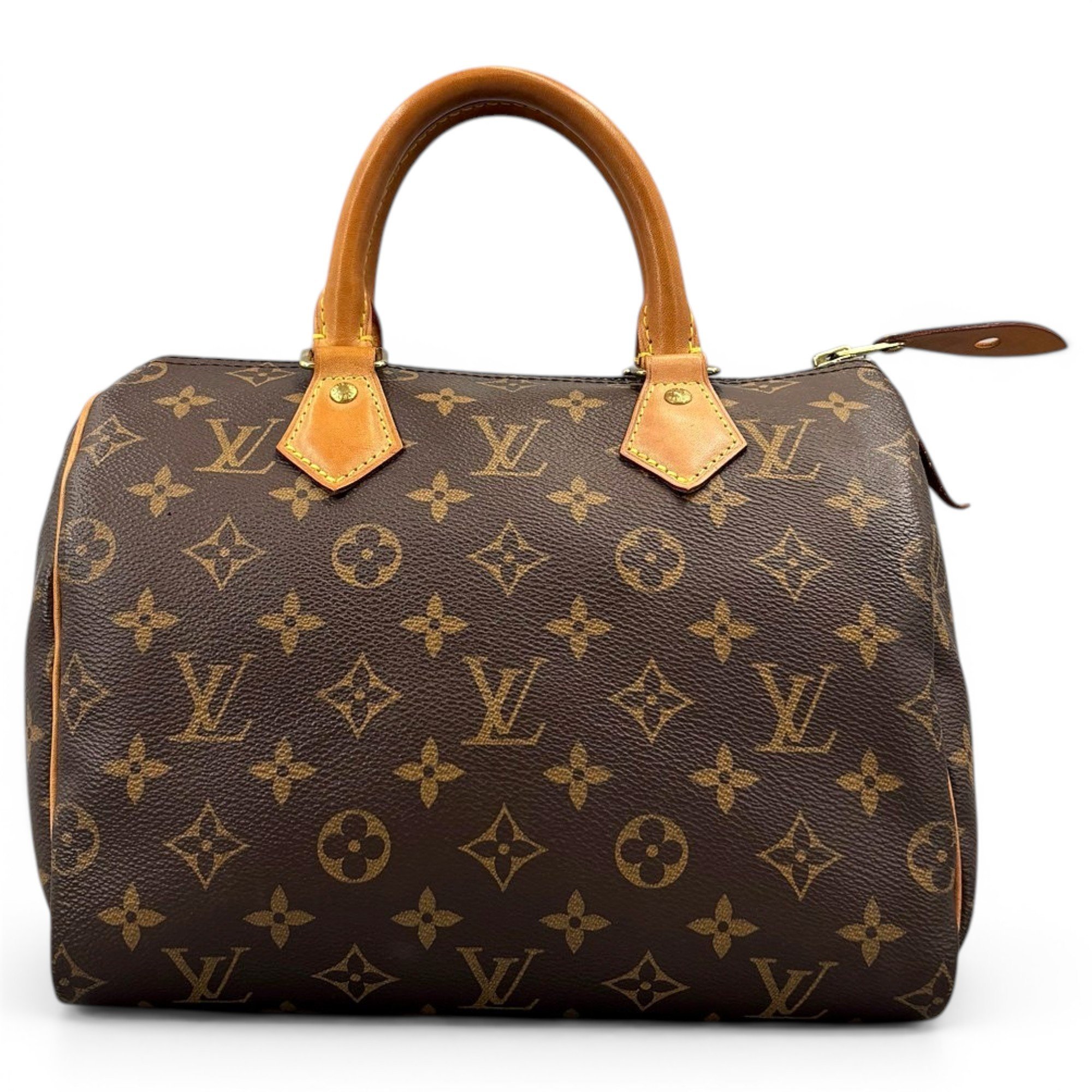 Speedy leather handbag
