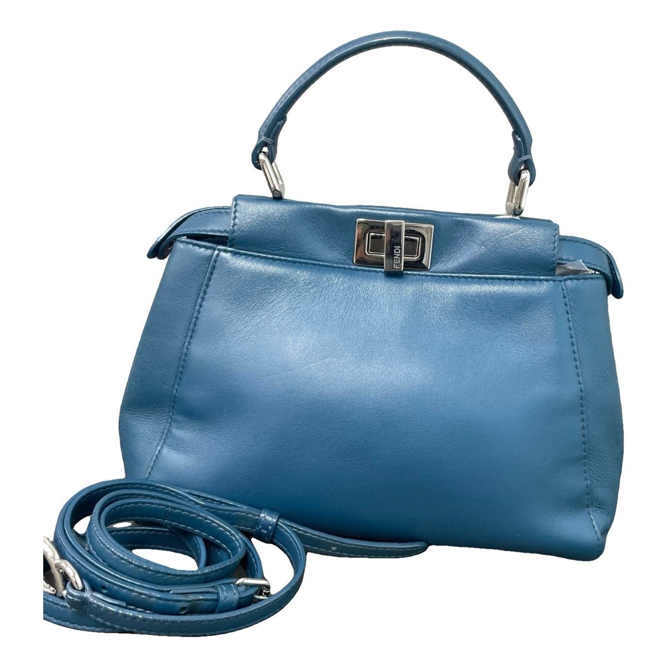 Peekaboo leather handbag