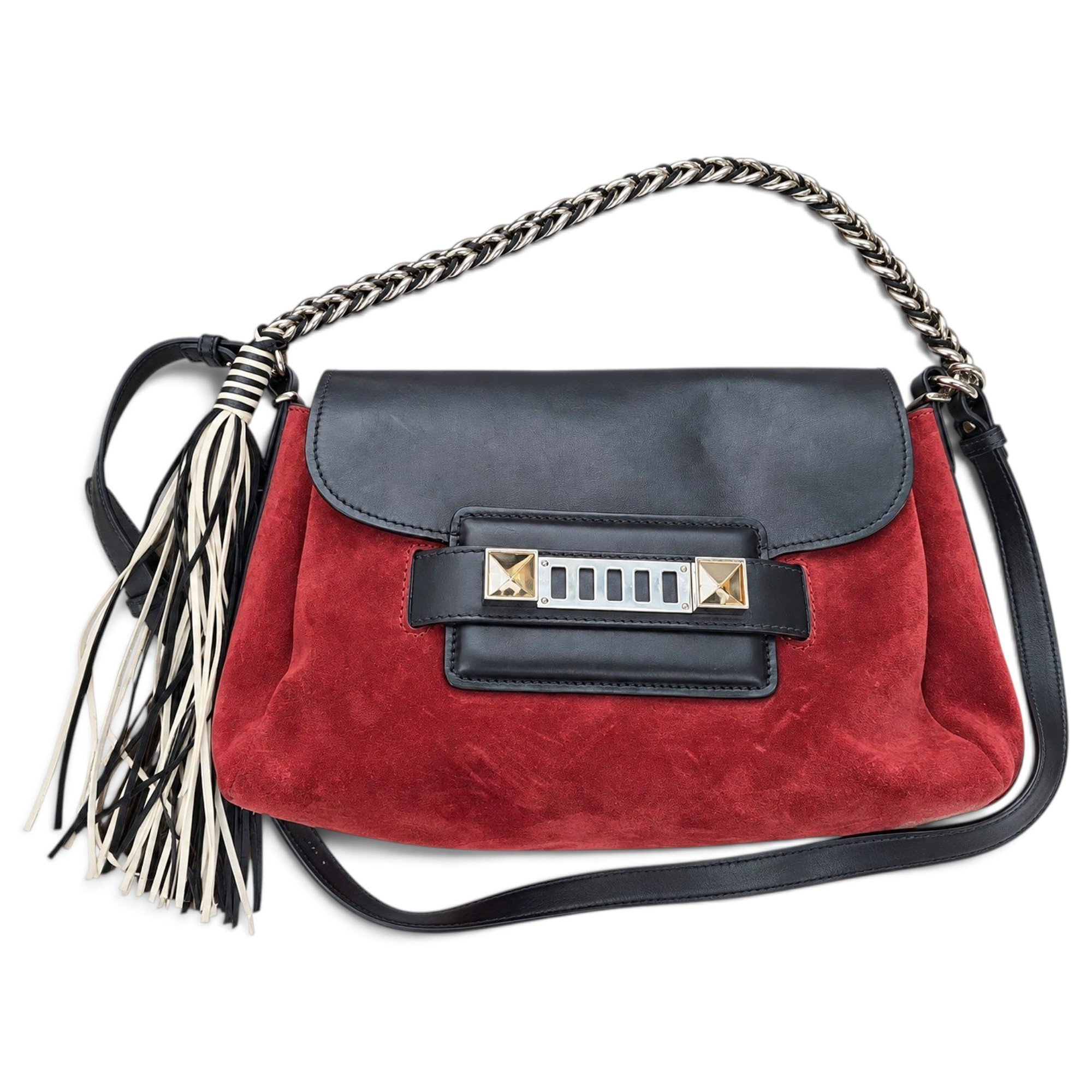PS11 leather crossbody bag