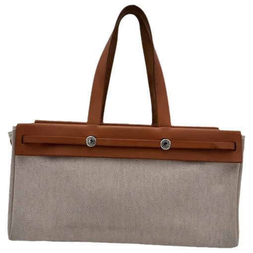 Hermes Herbag Handbag Vache Leather 2002