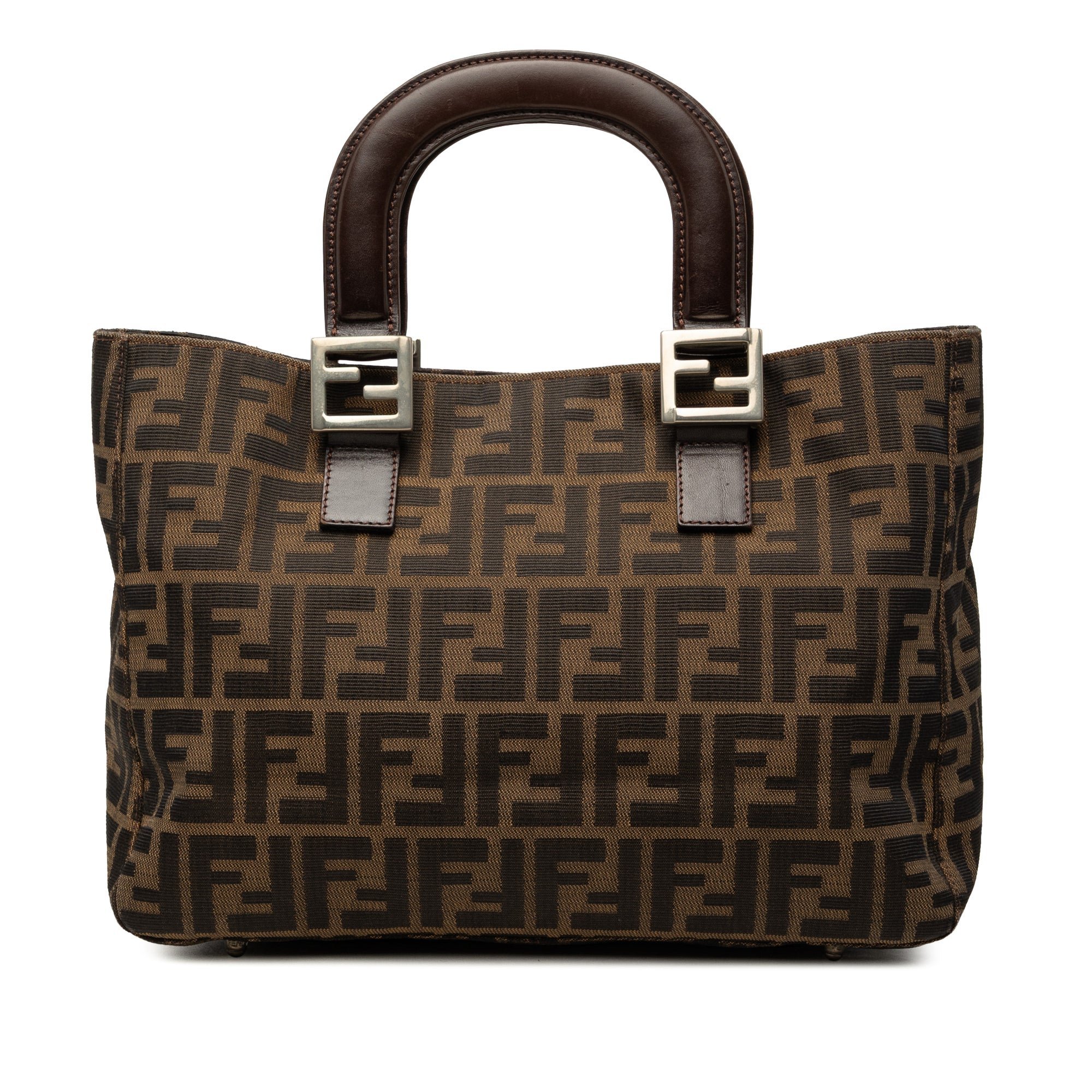 Pocket leather tote