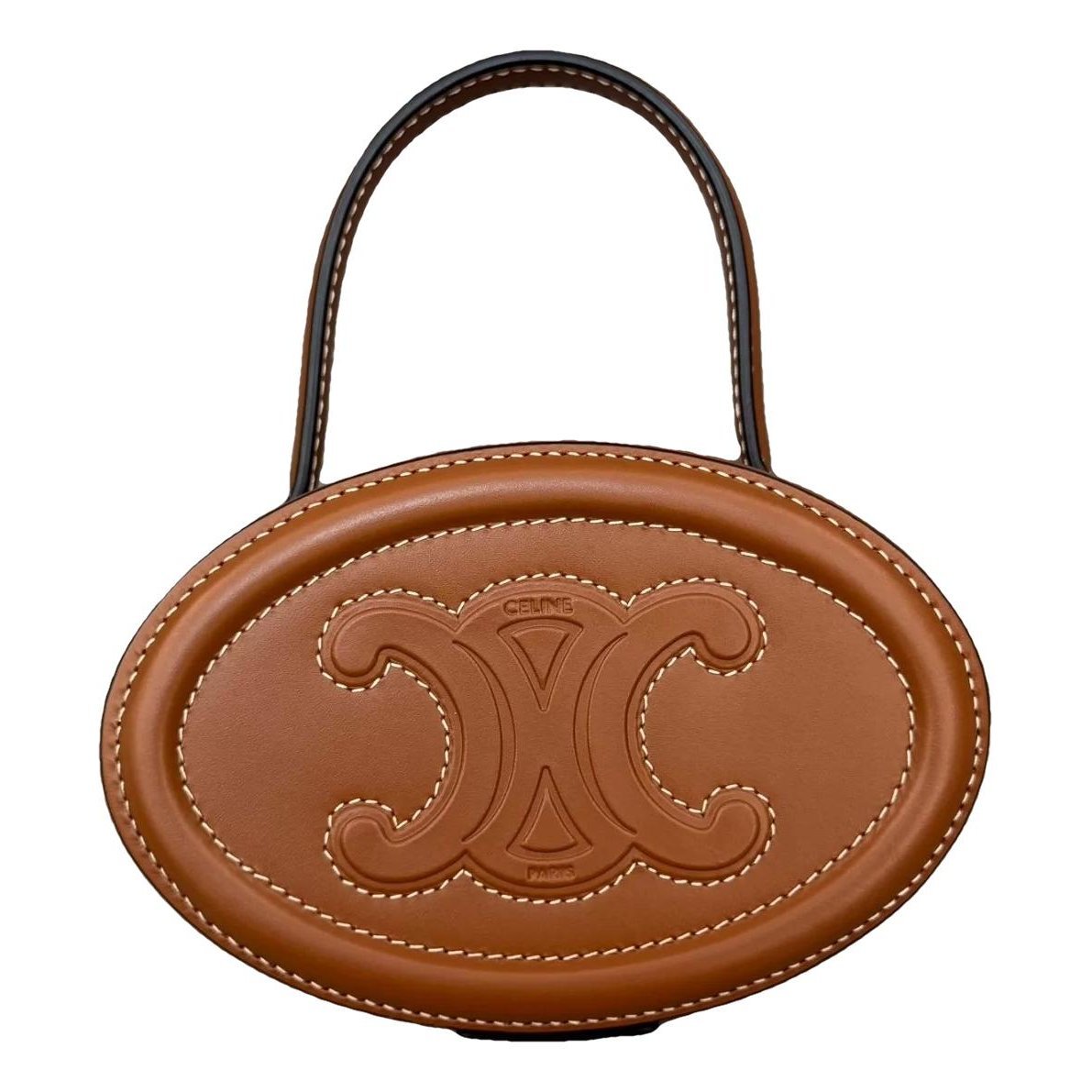 Triomphe leather handbag