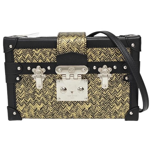 Petite Malle leather crossbody bag