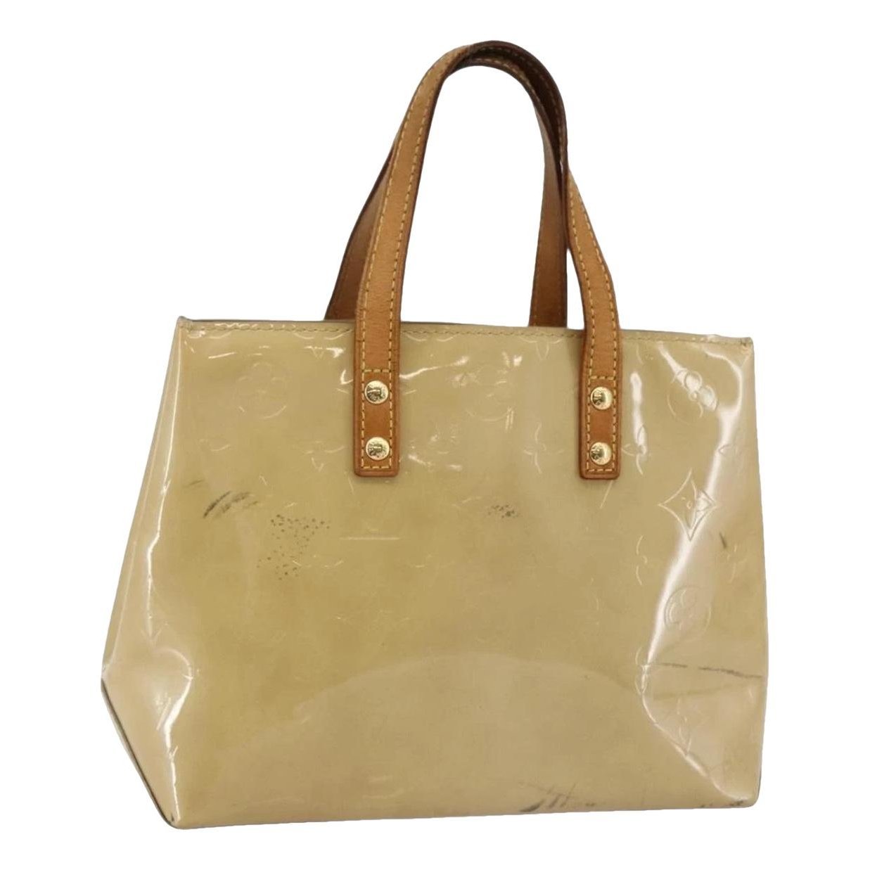 Patent leather handbag