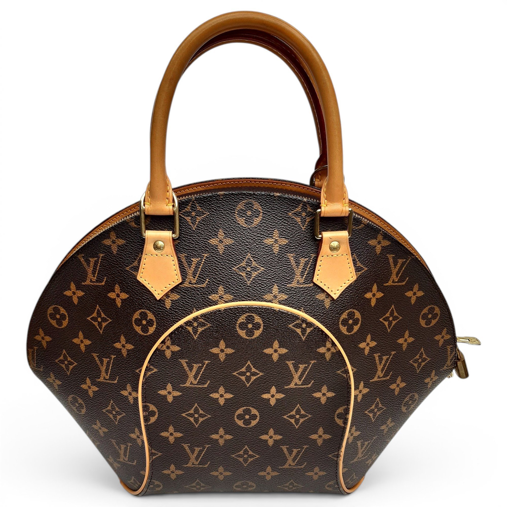 Ellipse cloth handbag
