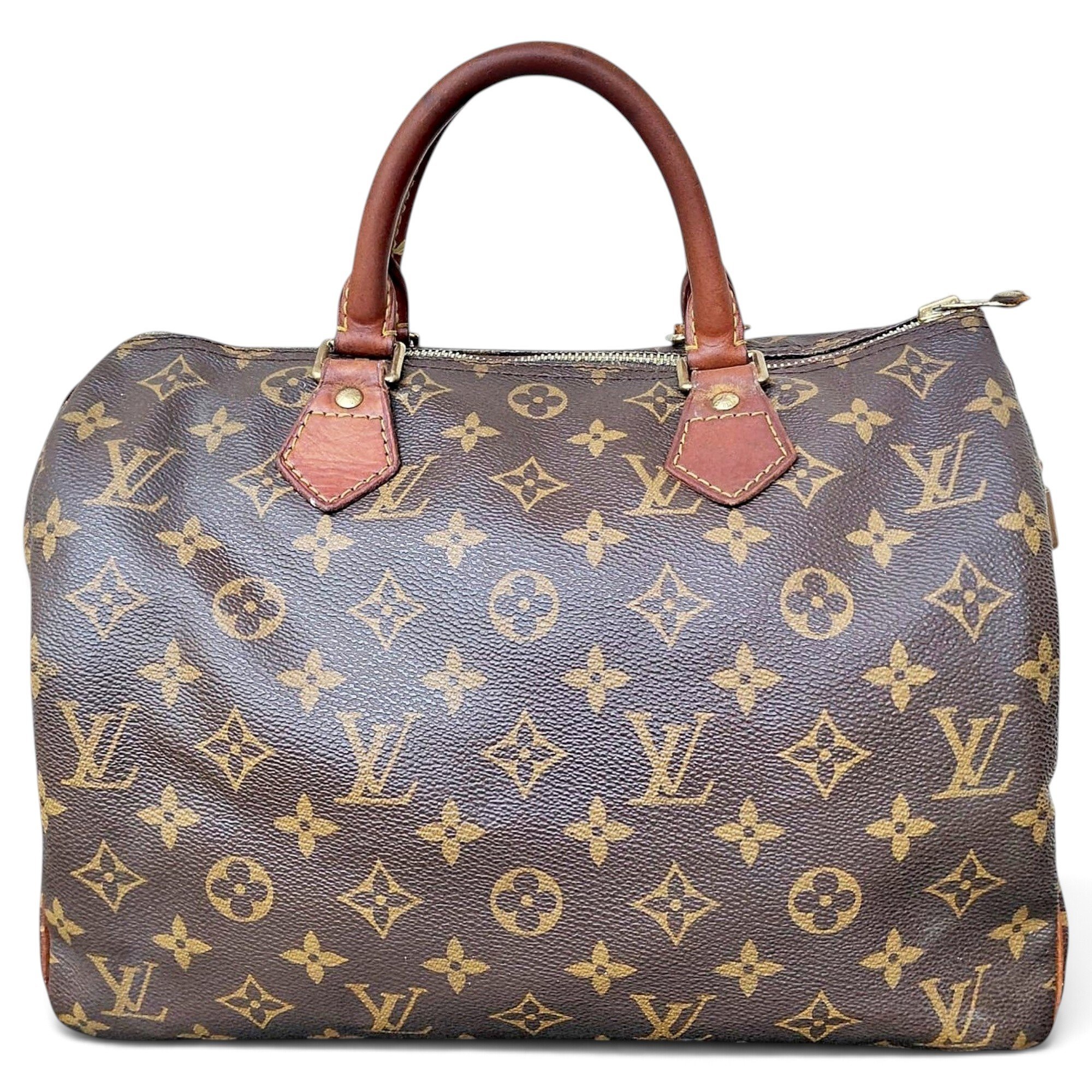 Louis Vuitton Speedy leather bowling bag