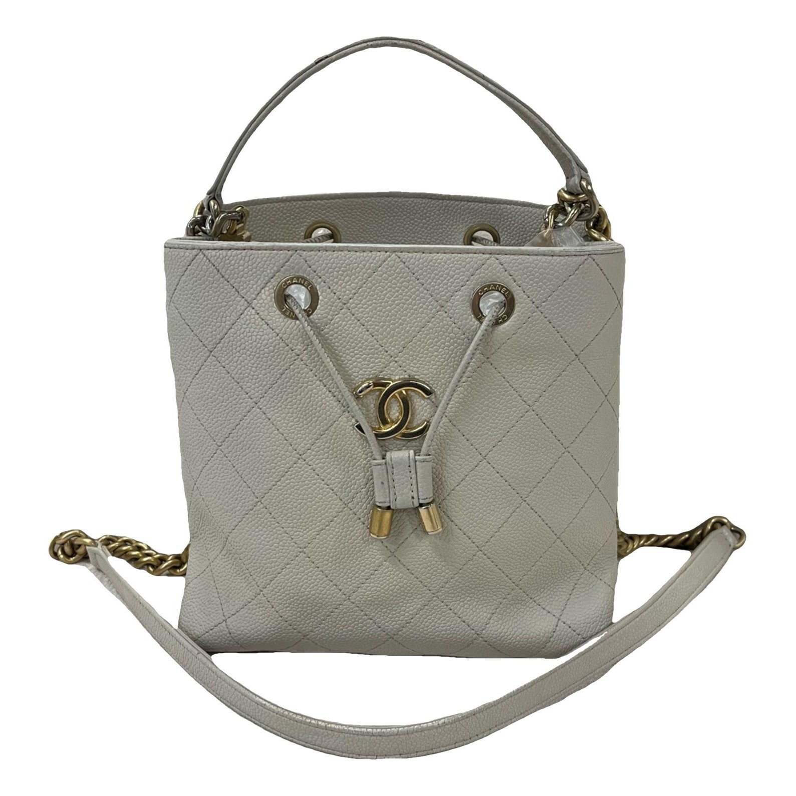 Trendy CC Vanity leather handbag